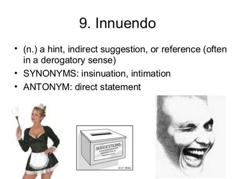 innuendo antonyms